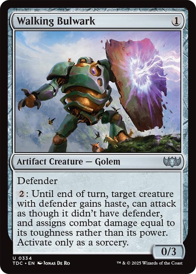 Walking Bulwark [Tarkir: Dragonstorm Commander] | Card Citadel