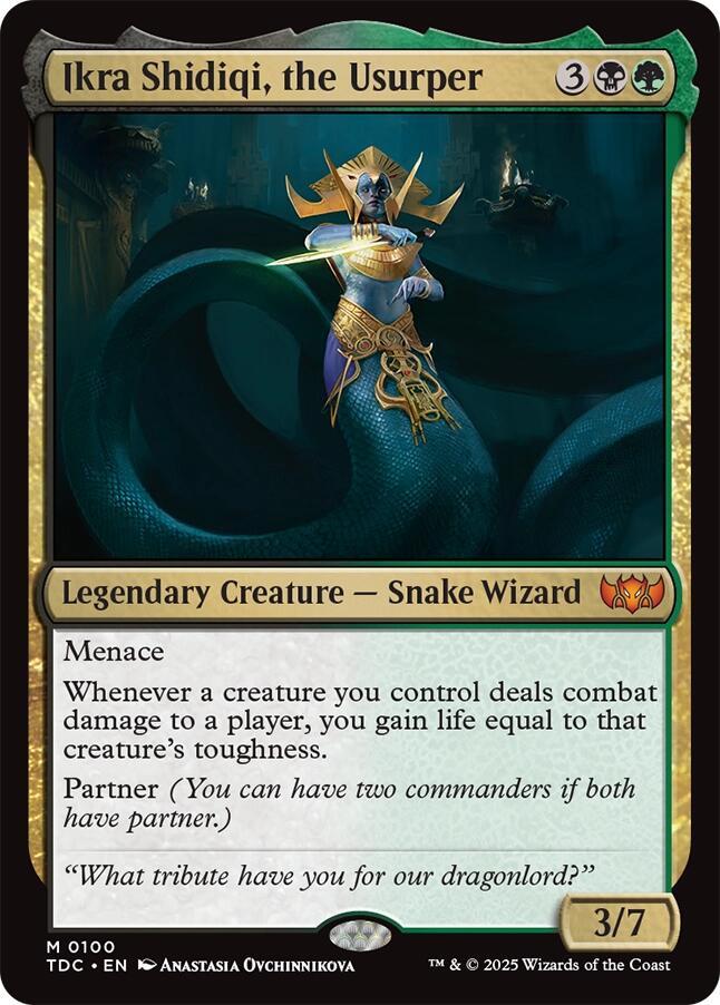 Ikra Shidiqi, the Usurper [Tarkir: Dragonstorm Commander] | Card Citadel