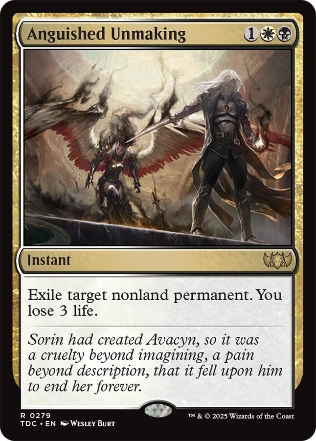 Anguished Unmaking [Tarkir: Dragonstorm Commander] | Card Citadel
