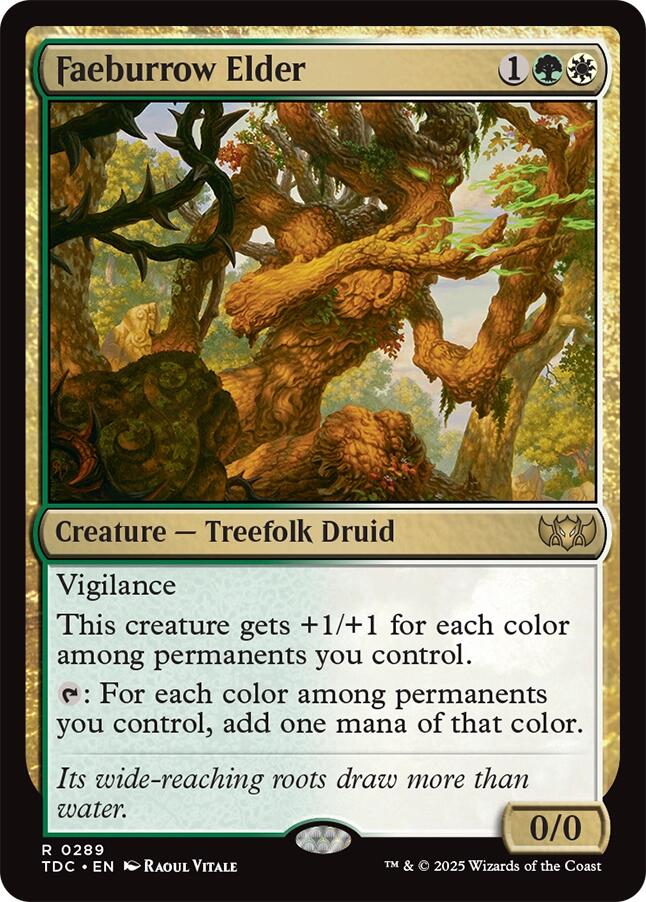 Faeburrow Elder [Tarkir: Dragonstorm Commander] | Card Citadel