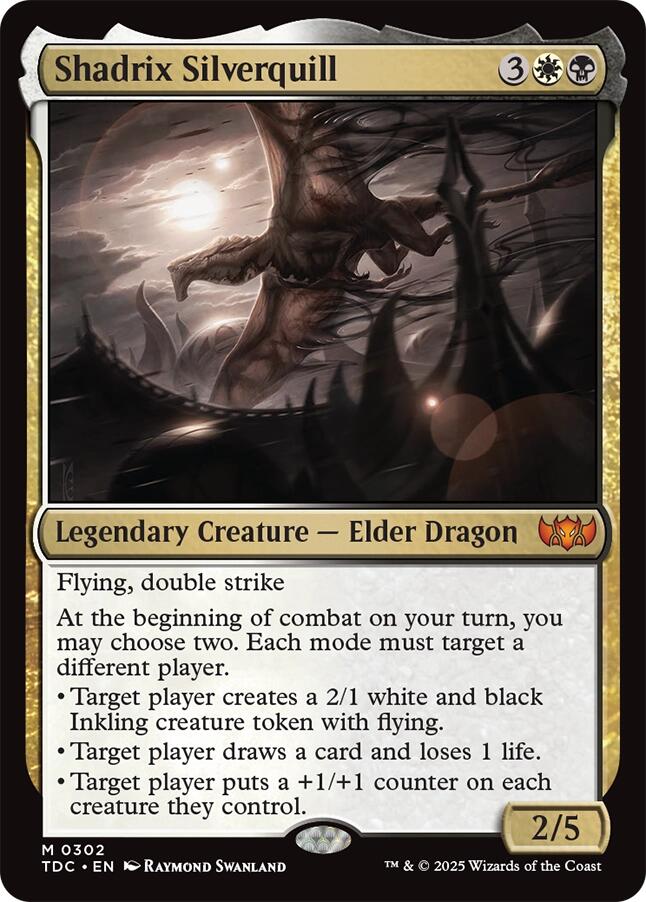 Shadrix Silverquill [Tarkir: Dragonstorm Commander] | Card Citadel