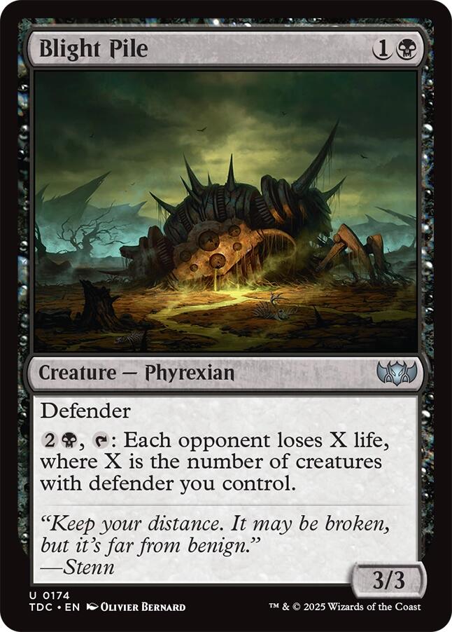 Blight Pile [Tarkir: Dragonstorm Commander] | Card Citadel