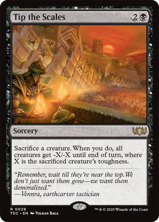 Tip the Scales [Tarkir: Dragonstorm Commander] | Card Citadel