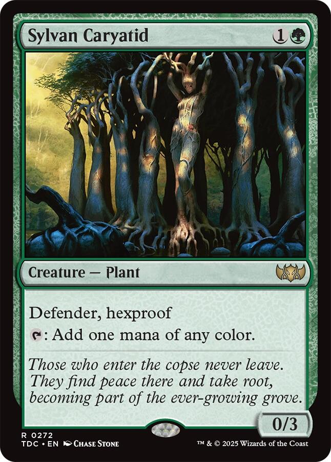 Sylvan Caryatid [Tarkir: Dragonstorm Commander] | Card Citadel
