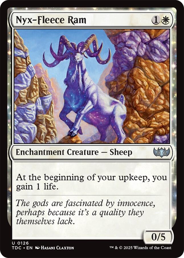 Nyx-Fleece Ram [Tarkir: Dragonstorm Commander] | Card Citadel