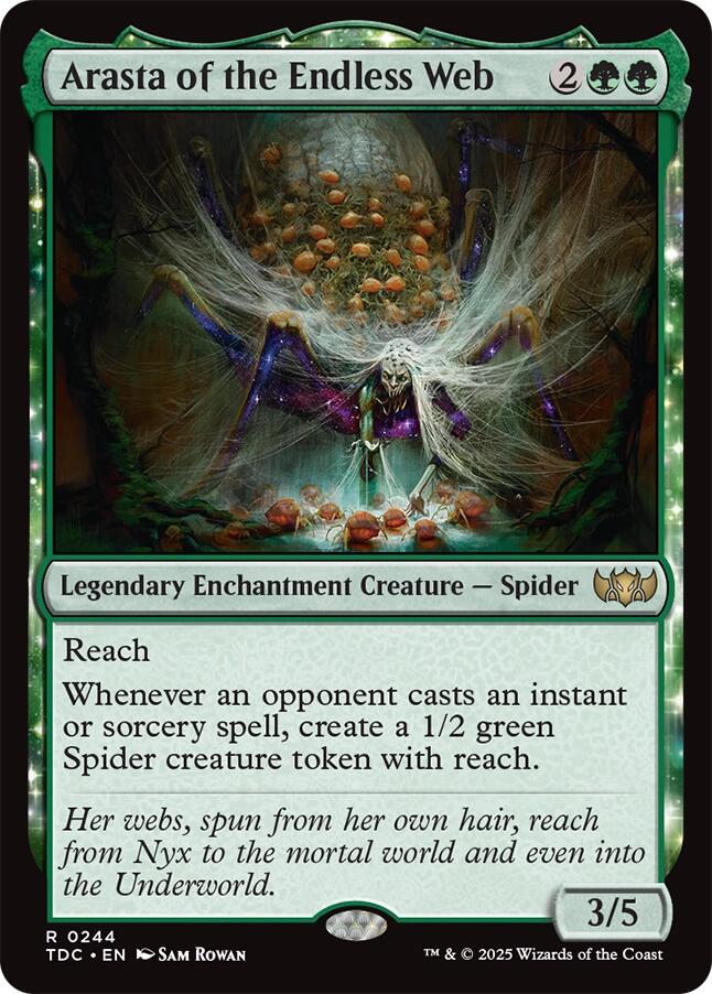 Arasta of the Endless Web [Tarkir: Dragonstorm Commander] | Card Citadel