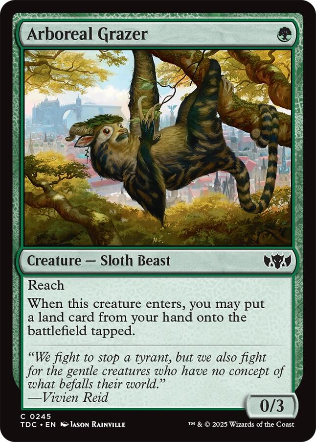 Arboreal Grazer [Tarkir: Dragonstorm Commander] | Card Citadel