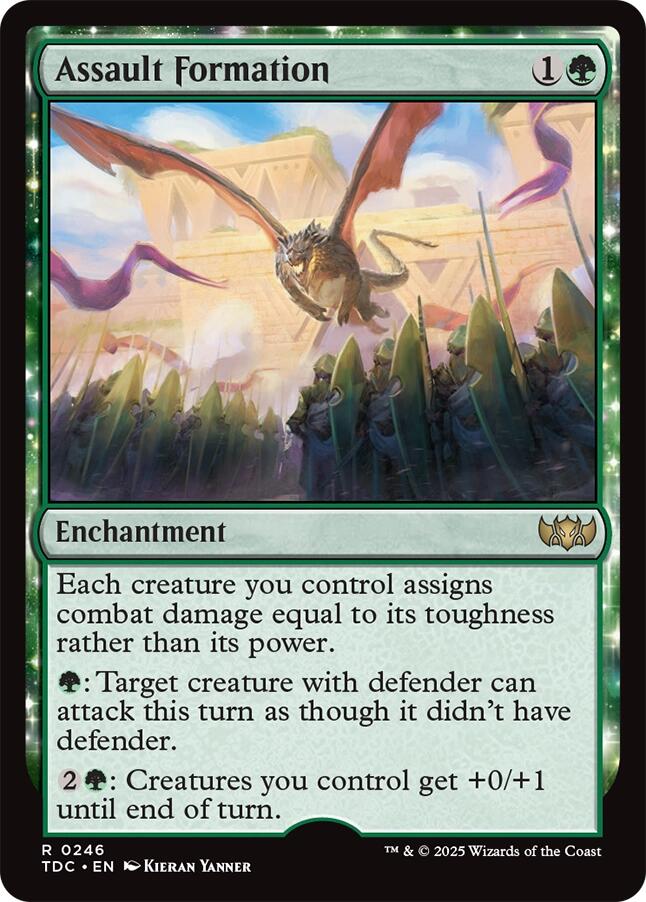 Assault Formation [Tarkir: Dragonstorm Commander] | Card Citadel