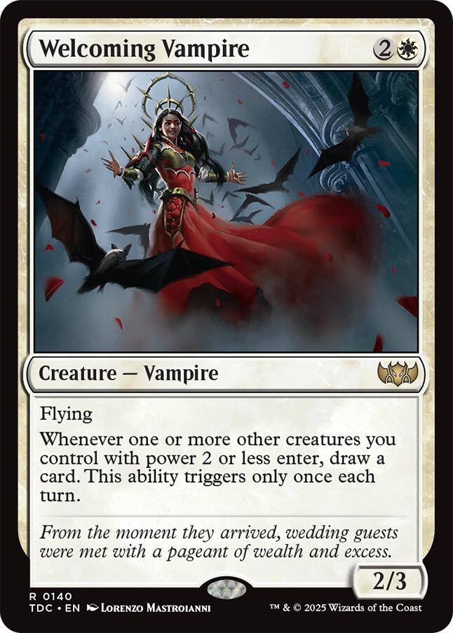 Welcoming Vampire [Tarkir: Dragonstorm Commander] | Card Citadel
