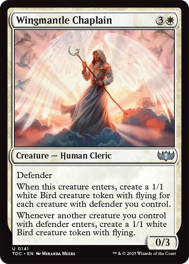 Wingmantle Chaplain [Tarkir: Dragonstorm Commander] | Card Citadel