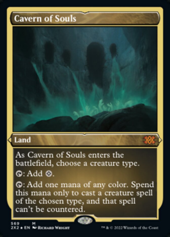 Cavern of Souls (Foil Etched) [Double Masters 2022] | Card Citadel