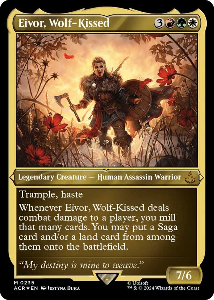 Eivor, Wolf-Kissed (Foil Etched) [Assassin's Creed] | Card Citadel