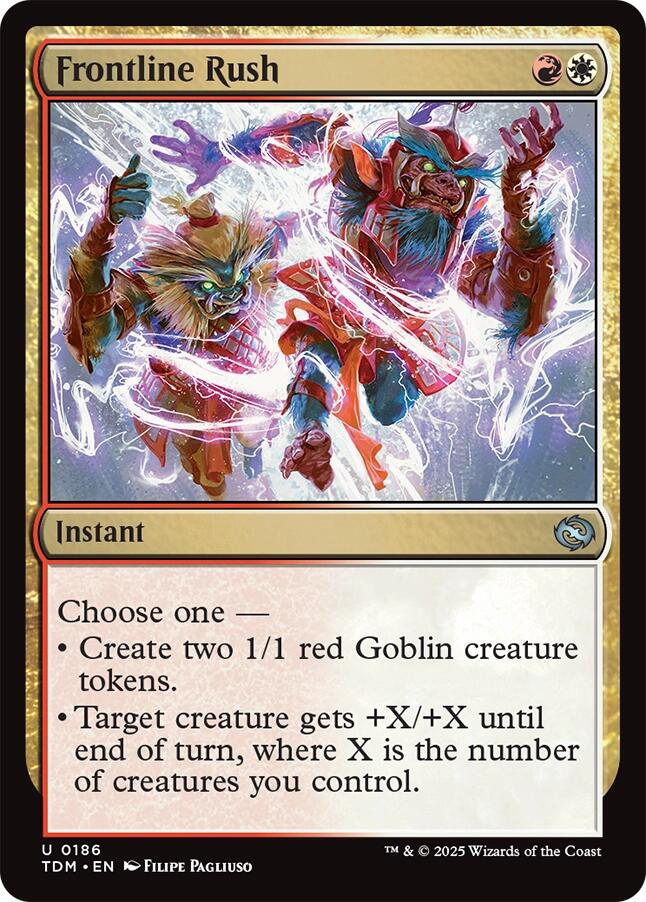 Frontline Rush [Tarkir: Dragonstorm] | Card Citadel