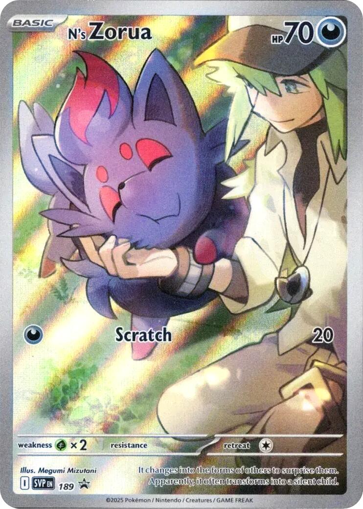 N's Zorua (SVP189) [Scarlet & Violet: Black Star Promos] | Card Citadel