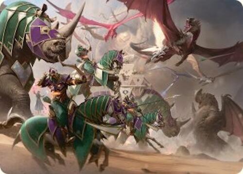United Battlefront Art Card (5/54) [Tarkir: Dragonstorm Art Series] | Card Citadel