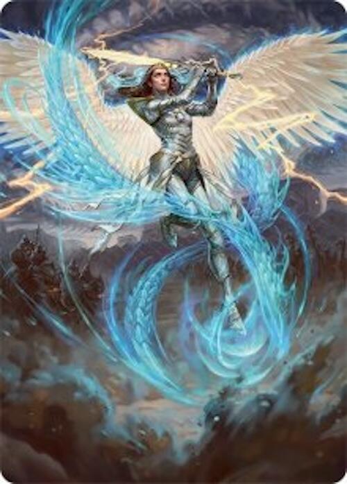 Elspeth, Storm Slayer Art Card (49/54) [Tarkir: Dragonstorm Art Series] | Card Citadel
