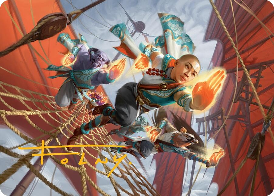 Aligned Heart Art Card (52/54) (Gold-Stamped Signature) [Tarkir: Dragonstorm Art Series] | Card Citadel