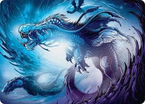 Roiling Dragonstorm Art Card (33/54) [Tarkir: Dragonstorm Art Series] | Card Citadel