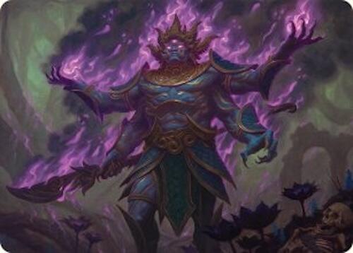 Rot-Curse Rakshasa Art Card (13/54) [Tarkir: Dragonstorm Art Series] | Card Citadel