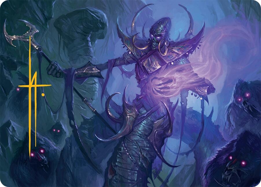 Sidisi, Regent of the Mire Art Card (14/54) (Gold-Stamped Signature) [Tarkir: Dragonstorm Art Series] | Card Citadel