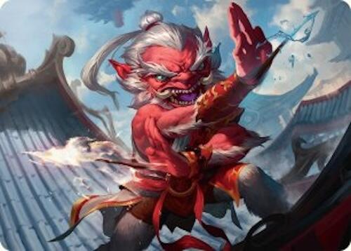 Devoted Duelist Art Card (15/54) [Tarkir: Dragonstorm Art Series] | Card Citadel