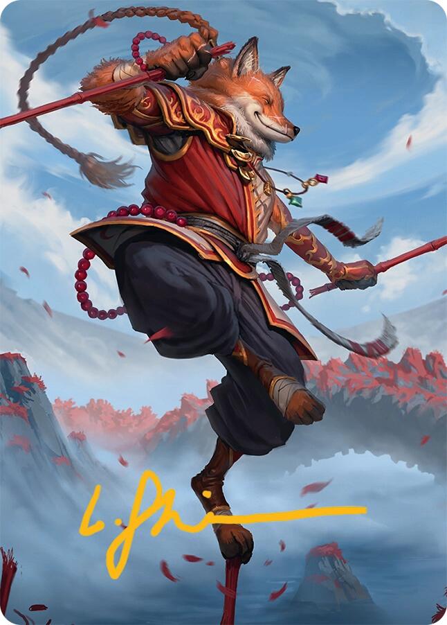 Equilibrium Adept Art Card (16/54) (Gold-Stamped Signature) [Tarkir: Dragonstorm Art Series] | Card Citadel