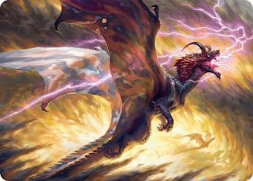 Stormscale Scion Art Card (17/54) [Tarkir: Dragonstorm Art Series] | Card Citadel