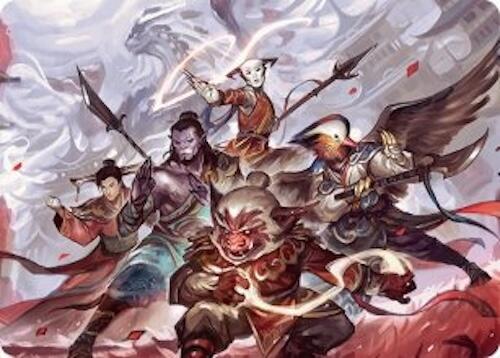 Will of the Jeskai Art Card (54/54) [Tarkir: Dragonstorm Art Series] | Card Citadel