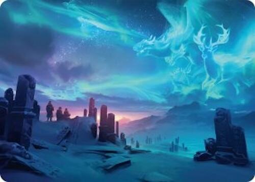 Auroral Procession Art Card (20/54) [Tarkir: Dragonstorm Art Series] | Card Citadel