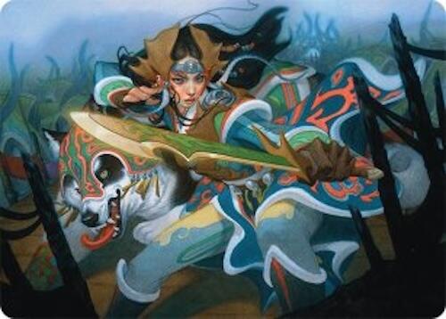 Eshki Dragonclaw Art Card (23/54) [Tarkir: Dragonstorm Art Series] | Card Citadel
