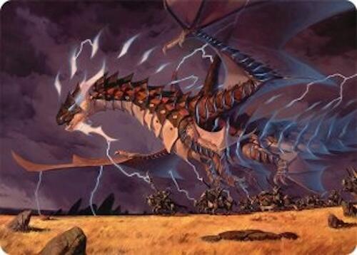 Neriv, Heart of the Storm Art Card (25/54) [Tarkir: Dragonstorm Art Series] | Card Citadel
