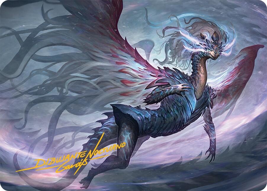 Shiko, Paragon of the Way Art Card (37/54) (Gold-Stamped Signature) [Tarkir: Dragonstorm Art Series] | Card Citadel