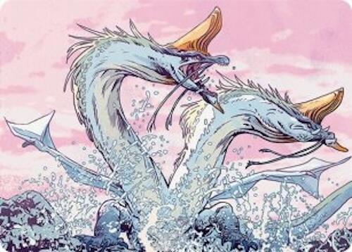 Twinmaw Stormbrood Art Card (39/54) [Tarkir: Dragonstorm Art Series] | Card Citadel