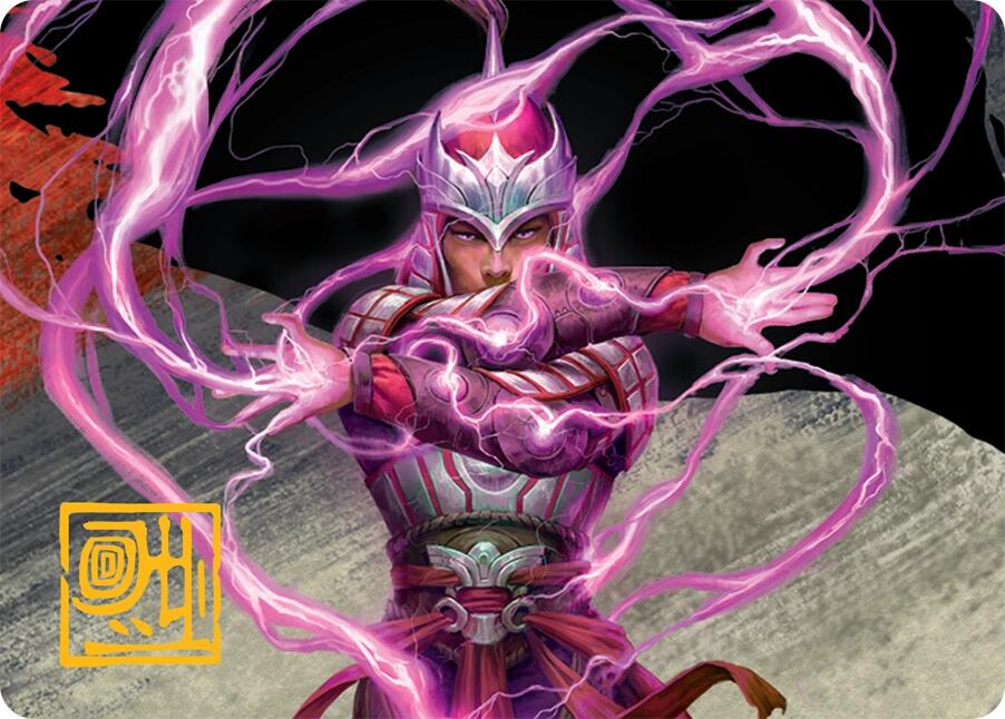 All-Out Assault Art Card (43/54) (Gold-Stamped Signature) [Tarkir: Dragonstorm Art Series] | Card Citadel