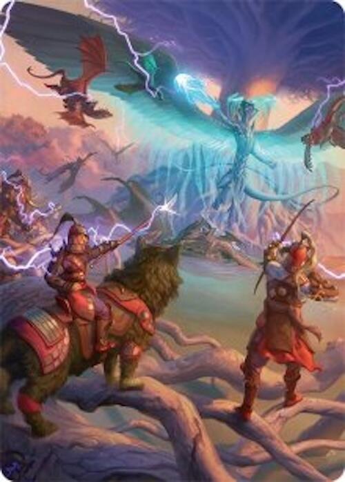 All-Out Assault Art Card (50/54) [Tarkir: Dragonstorm Art Series] | Card Citadel