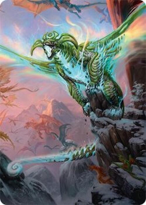 Ureni of the Unwritten Art Card (51/54) [Tarkir: Dragonstorm Art Series] | Card Citadel