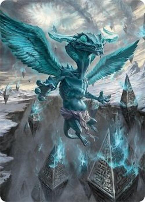 Ugin, Eye of the Storms Art Card (47/54) [Tarkir: Dragonstorm Art Series] | Card Citadel