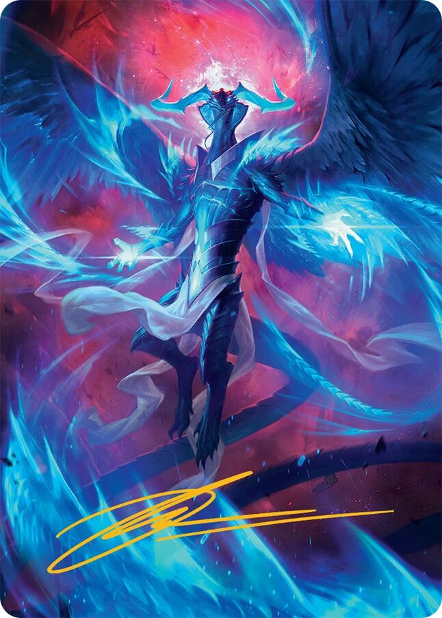 Ugin, Eye of the Storms Art Card (48/54) (Gold-Stamped Signature) [Tarkir: Dragonstorm Art Series] | Card Citadel