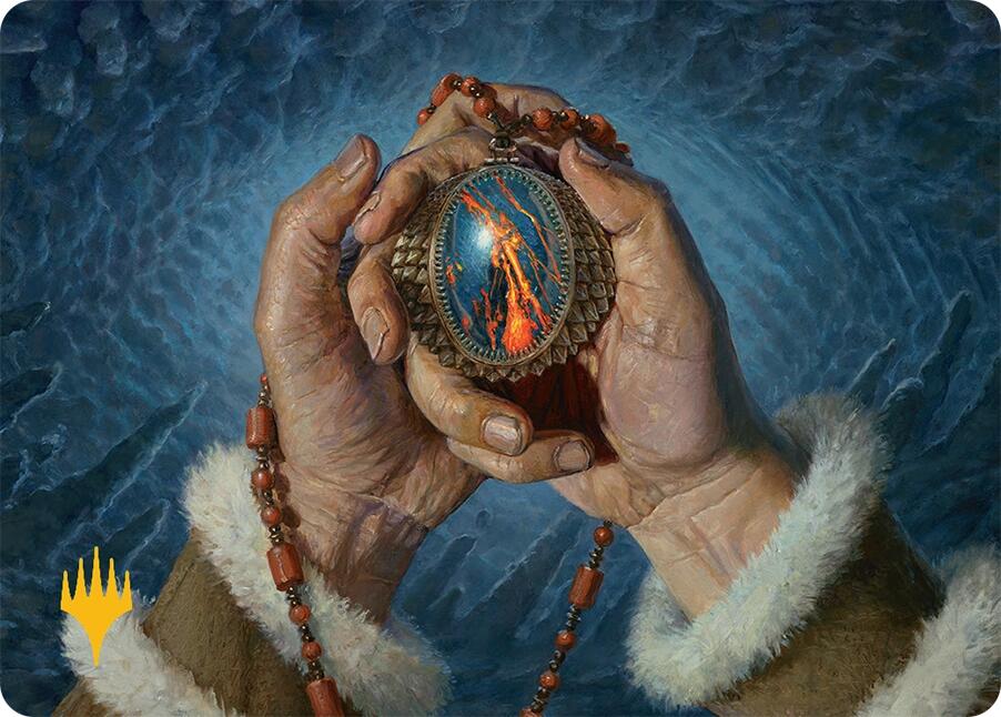 Mox Jasper Art Card (28/54) (Gold-Stamped) [Tarkir: Dragonstorm Art Series] | Card Citadel