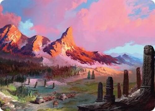 Rugged Highlands Art Card (29/54) [Tarkir: Dragonstorm Art Series] | Card Citadel
