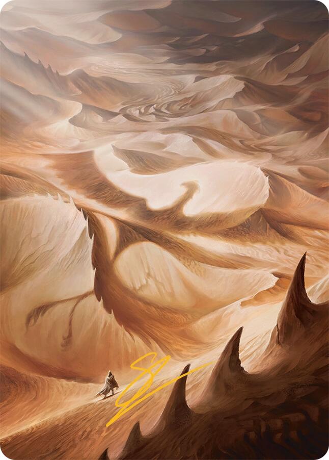 Plains Art Card (30/54) (Gold-Stamped Signature) [Tarkir: Dragonstorm Art Series] | Card Citadel