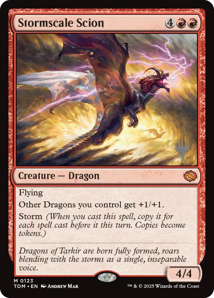 Stormscale Scion [Tarkir: Dragonstorm Promos] | Card Citadel