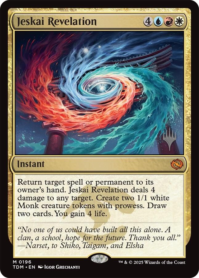 Jeskai Revelation [Tarkir: Dragonstorm Promos] | Card Citadel