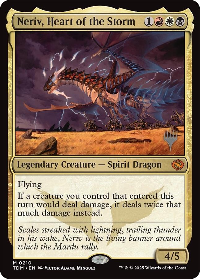 Neriv, Heart of the Storm [Tarkir: Dragonstorm Promos] | Card Citadel