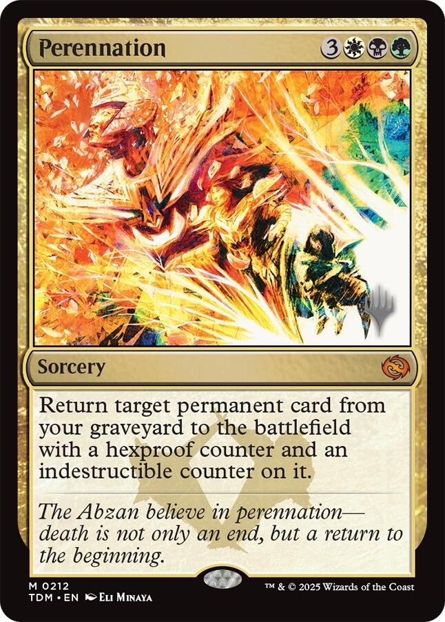 Perennation [Tarkir: Dragonstorm Promos] | Card Citadel