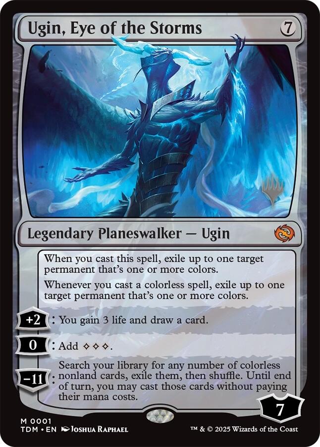 Ugin, Eye of the Storms [Tarkir: Dragonstorm Promos] | Card Citadel