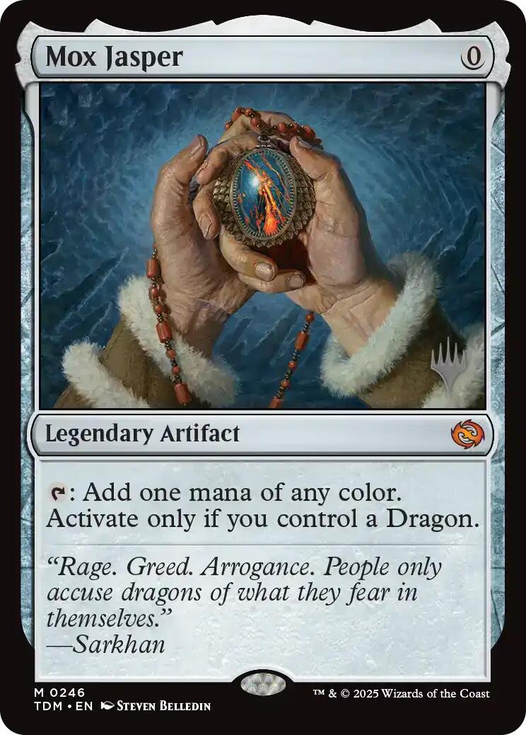 Mox Jasper [Tarkir: Dragonstorm Promos] | Card Citadel