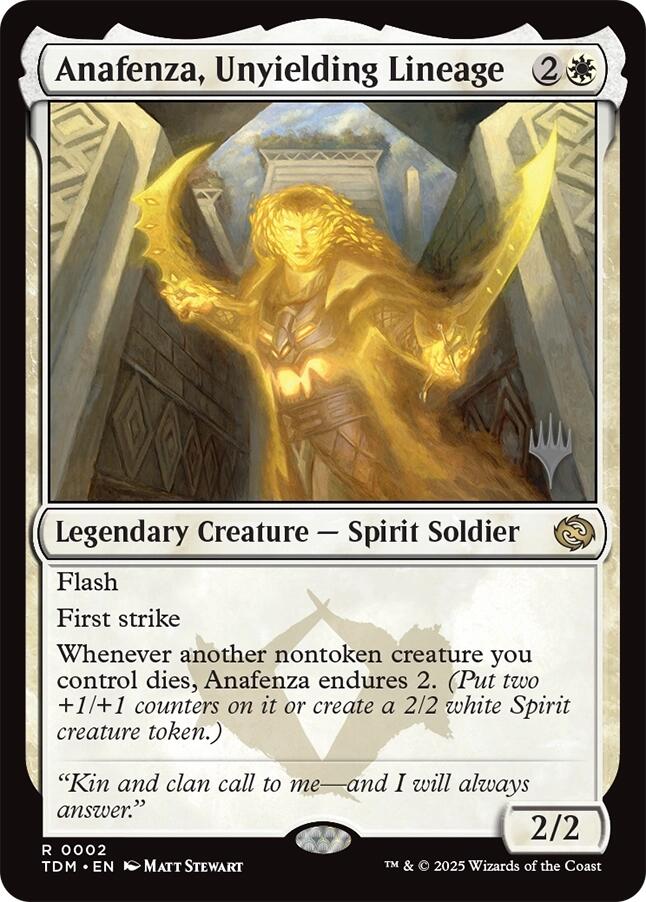 Anafenza, Unyielding Lineage [Tarkir: Dragonstorm Promos] | Card Citadel