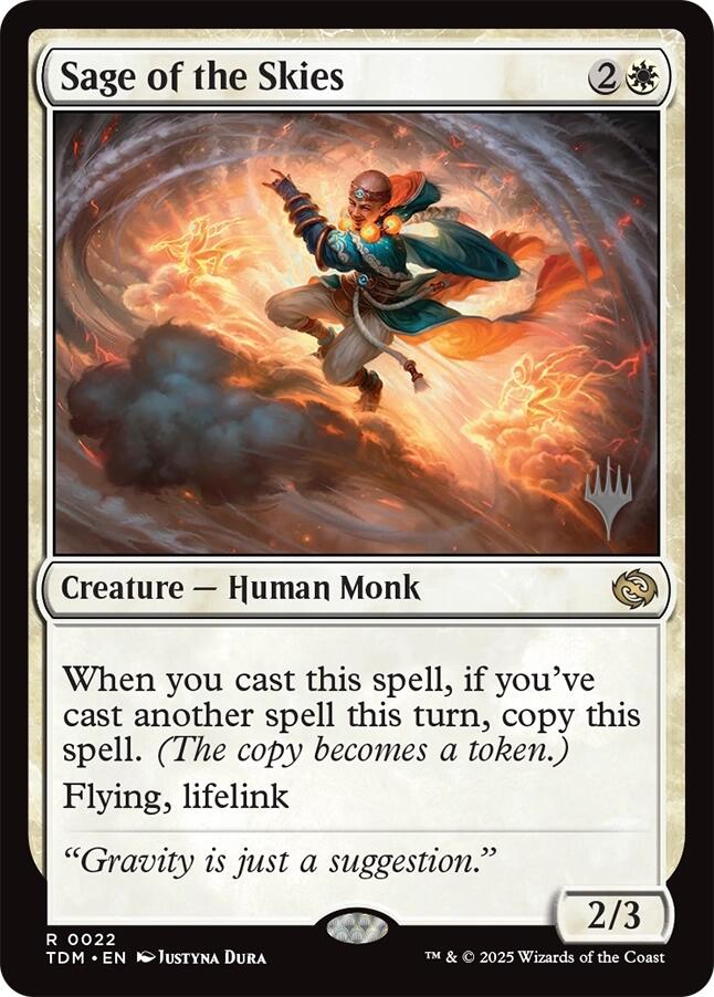 Sage of the Skies [Tarkir: Dragonstorm Promos] | Card Citadel