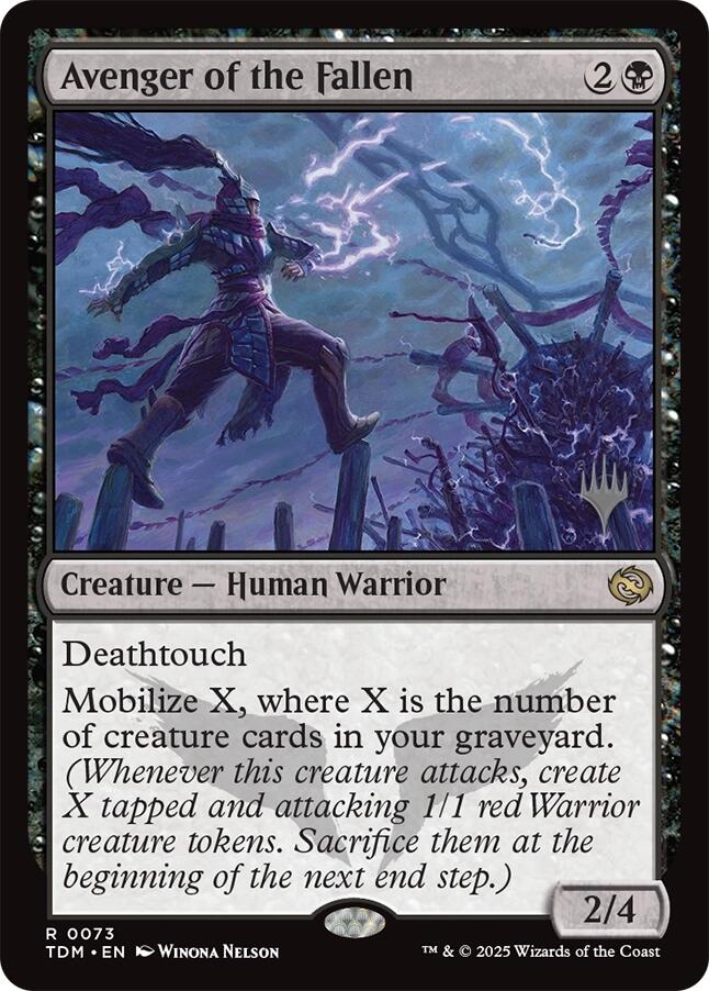 Avenger of the Fallen [Tarkir: Dragonstorm Promos] | Card Citadel
